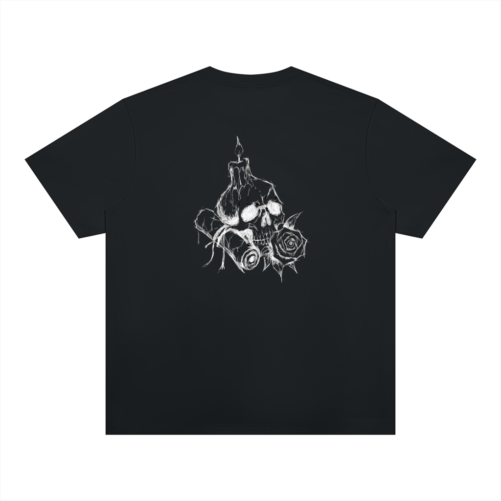 Wicked Roses Oversized Tee | Black
