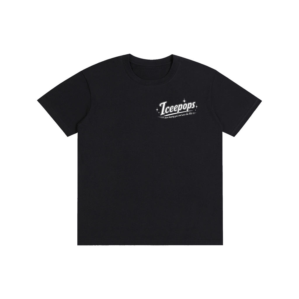 Black Iceepops Vintage Graphic T-Shirt | Unisex Oversized Streetwear Tee