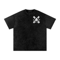 There Are No Rules Oversized Acid Washed T-shirt | Heavyweight Streetwear Tee